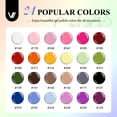 thumbnail image 2 of Kit de esmaltes de uñas en gel VANREESA, 42 unidades con luz UV, 24 colores, 2 of 7
