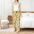 thumbnail image 2 of Fotbe Classical Cute Sunflower Women's Pajama Pants,Sleepwear Pants,Pj Bottoms Drawstring And Pockets-Medium, 2 of 7