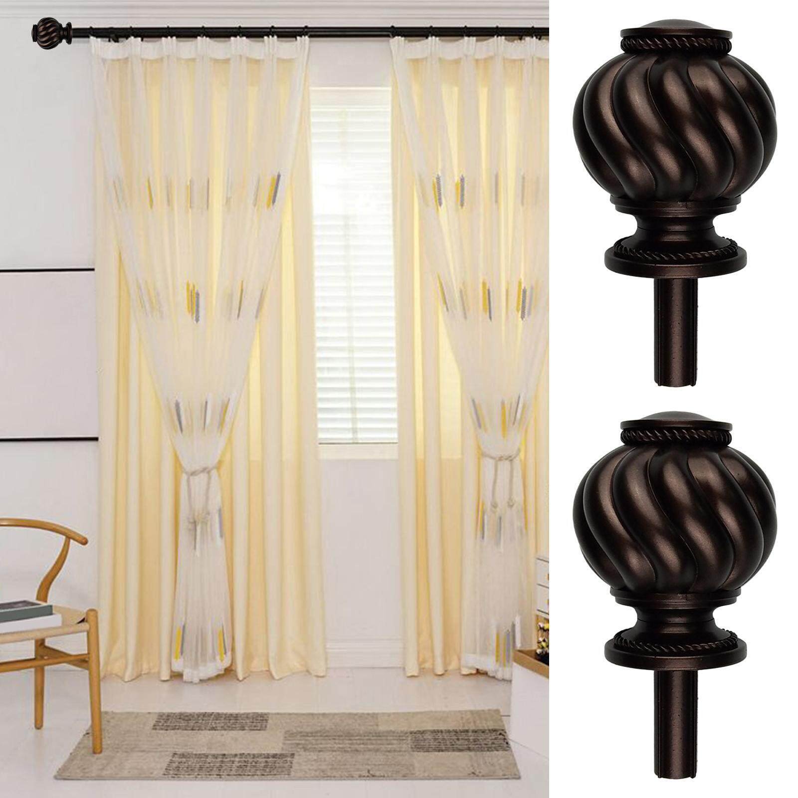 Chair Rounded Finial Replacement Finials For Chairs Ahlsen Pack Of Curtain Rod Finials 28mm