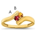 thumbnail image 2 of Finest GoldXMR13-2-7 14K Yellow Gold Polished 2-Stone Mothers Ring Mounting - Size 7, 2 of 5