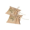 thumbnail image 2 of Miangastore 300pcs Paper Boxes Pillow Candy Box Gift Box Paper Gift Box Vintage Style Wedding Party Favors Supplies with Rope, 2 of 8