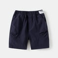 thumbnail image 2 of Razzly Child Toddler Girls Boys Kids Sport Solid Spring Summer Shorts Clothes Casual Shorts Fashion Shorts 6t Boys Shorts Athletic Boys Clothes Large Basketball Shorts Shorts for(Navy,4-5 Years), 2 of 4