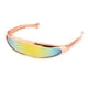 thumbnail image 1 of Gafas de sol futuristas de moda con espejo de robot alienígena, lentes estrechas de una sola lente para oro, 1 of 9