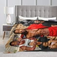 thumbnail image 5 of Blanket Michael Actors B. Jordans Throw Flannel Blankets Warm Soft Cozy Fuzzy Air Conditioning Blanket for Living Room Sofa Bed Gift Blankets for All Seasons 30"x40", 5 of 6