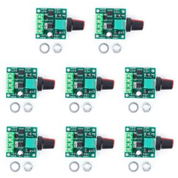 Módulo Interruptor Controlador Ajustable 1 8 V 3 5 6 12 2 A PWM DC Regulador Velocidad Del