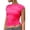 Hot Pink, variant on Women'S T Shirt Fashion Solid Backless Crop Top Casual Short Sleeve Short Tops Trend Green Tee