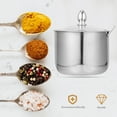 thumbnail image 4 of Stainless Steel Seasoning Jar Spices Container Bottle Chilli Flour Kitchen Storage Salt, 4 of 6