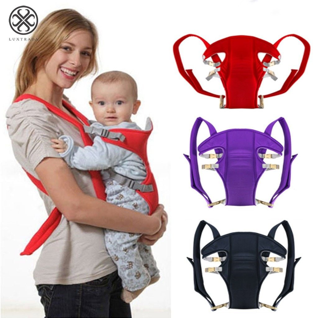 Breathable Soft Baby Newborn Carrier Front Back Carrier Wrap Infants Ergonomic Sling Backpack Blue