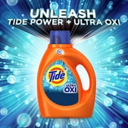 Tide Plus Ultra Oxi HE Liquid Laundry Detergent, 59 Loads, 84 fl oz