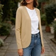thumbnail image 6 of yillto Womens Cardigan Lightweight Soft Open Front Long Sleeve Casual Cardigans Coat with Pockets, 6 of 7