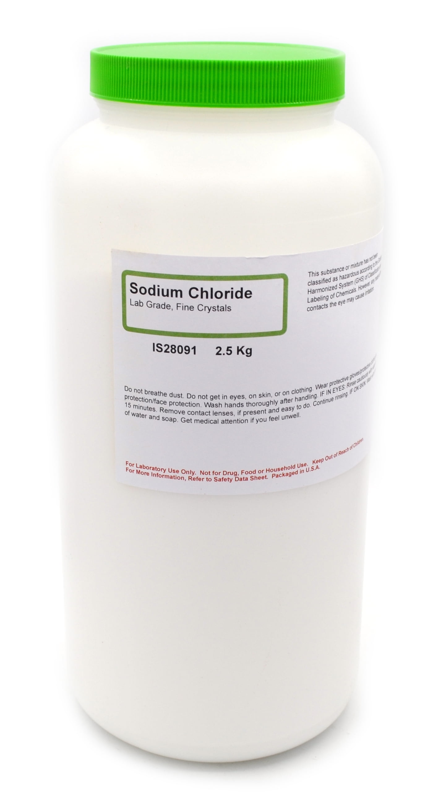 Fine Crystalline LaboratoryGrade Sodium Chloride, 2.5kg The Curated