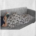 thumbnail image 6 of Thistle Soft Flannel Fleece Throw Blanket, National Scottish Thistle Silhouette Design with Repeating Pattern, Cozy Plush for Indoor and Outdoor Use, 70" x 90", Brown and White, by Ambesonne, 6 of 6