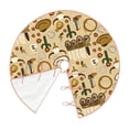 thumbnail image 2 of Daiia Wild West Cowboy Drawing Merry Christmas Tree Skirt , Xmas Large Lace-up Tree Skirt, Santa Snowflakes Rustic Home Decorations New Year Party Farmhouse Decor-36", 2 of 7