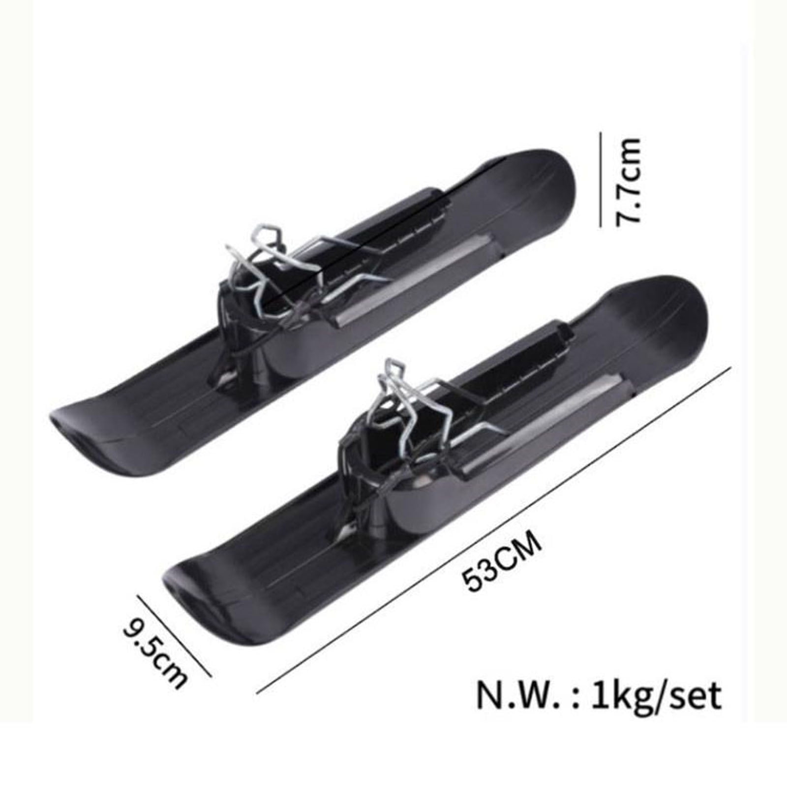 Ki*ds Wheelchair Balance Bike Snow Sled Ski Accessories, Easy Install Detachable Winter Outdoor Stroller Sleds, Sturdy Safe Multi-Purpose Snowboard Attachment for Family Winter Adventure Use