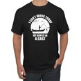 thumbnail image 1 of Wild Bobby,I Can't Work Today My Arm is in Cast, Father's Day, Men Graphic Tees, Black, Small, 1 of 3