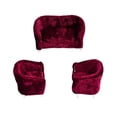 thumbnail image 2 of Sofá doble para juguetes Zulema 3 uds rojo Sofá miniatura de casa de muñecas, 2 of 8