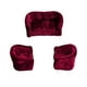 thumbnail image 2 of Sofá de casa de muñecas en miniatura a escala 1:25 - Muebles para casa de muñecas rojo, 2 of 9