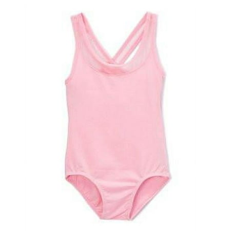 Wenchoice Pink Cross-Back Net Leotard - Toddler & Girls S(0-2 Years)