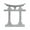 6.1x1.8x6.9cm, variant on Fzaqwen Japanese Torii Gate Miniature Sculpture Crafted from PVC Material for Home Decor 6.1x1.8x6.9cm