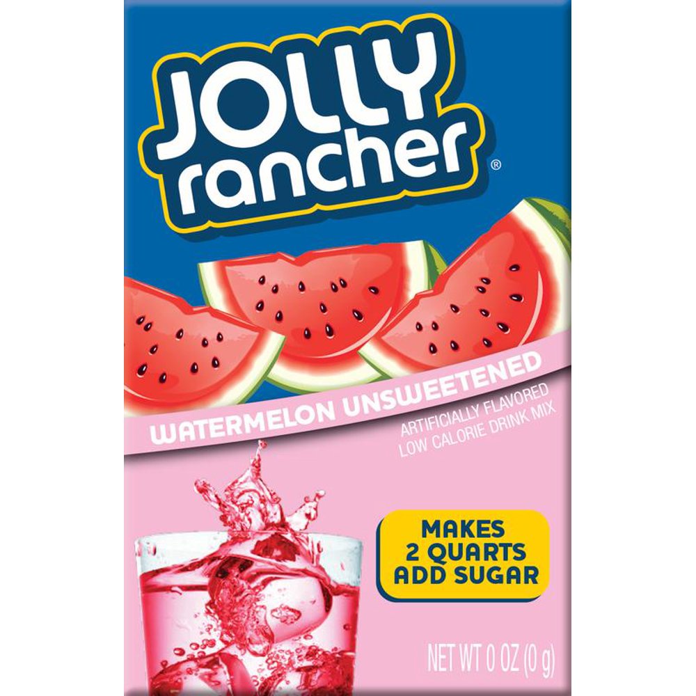 Jolly Rancher Drink Mix, Watermelon, .23 Oz, 36 Packets, 3 Count