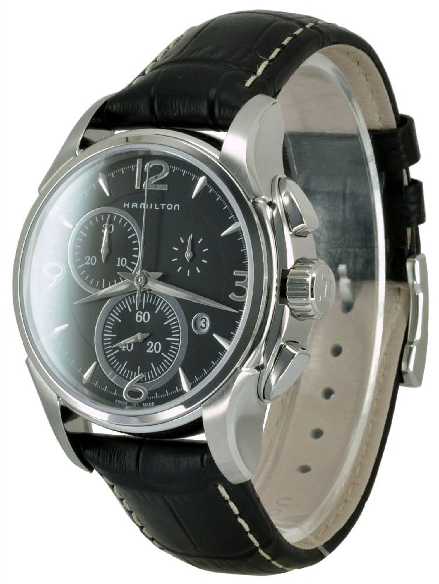 Hamilton Jazzmaster Quartz Chrono Mens Watch H32612735 Walmart