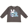 thumbnail image 3 of Inktastic Lets Rock This Easter with Bunny and Guitar Boys Long Sleeve Toddler T-Shirt, 3 of 5