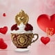 thumbnail image 5 of CaiYueKe Romantic Heart Teacup Acrylic Ornament Decorative Gift for Couples Valentine's Day Anniversary Wedding Home Decor Kitchen Desk Tabletop Decoration Love Present Souvenir Collectible, 5 of 9
