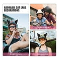 thumbnail image 6 of Amosfun Detachable Design Cat Ears Motorcycle Accessories 2 Pairs 5.1X3.7X0.8In, 6 of 7