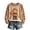 Khaki-0918, variant on Sunflower Plaid Women Sweatshirt Color Block Patchwork Long Sleeve Graphic Crew Neck Sweatshirts Women Vintage Warm Fall Holiday Women's Pullover Sweaters