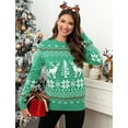 thumbnail image 3 of GymChoice Ugly Christmas Sweater for Women Funny Holiday Sweaters Tacky Christmas Sweaters, 3 of 6