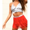 thumbnail image 4 of Falda de tutú con borlas y lentejuelas para mujer, minifalda Sexy con flecos para danza del vientre, pañuelo para la cadera, para Club, fiesta, espectáculo de escenario, 4 of 5
