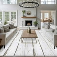 thumbnail image 3 of Large Area Rugs for Living Room Bedroom, White Wood Grain 8'x10' Rug Washable Carpet Runner Indoor Outdoor, Vintage Farmhouse Wooden Board Non Slip Floor Mats Rug for Kitchen, Patio, 3 of 8