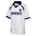 thumbnail image 2 of Youth Outerstuff  White San Diego FC Mesh Raglan T-Shirt, 2 of 3