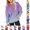 Purple, variant on OIOLOYJM Hoodies for Girls Boys Oversized Trendy Casual Gradient Fleece Long Sleeve Sweatshirts Fall Loose Fit Comfortable Soft Cute Outfits with Pocket