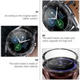 thumbnail image 3 of MasteelfCA Stainless Steel Bezel Protective Case Compatible for Galaxy Watch 3 45mm, 3 of 9