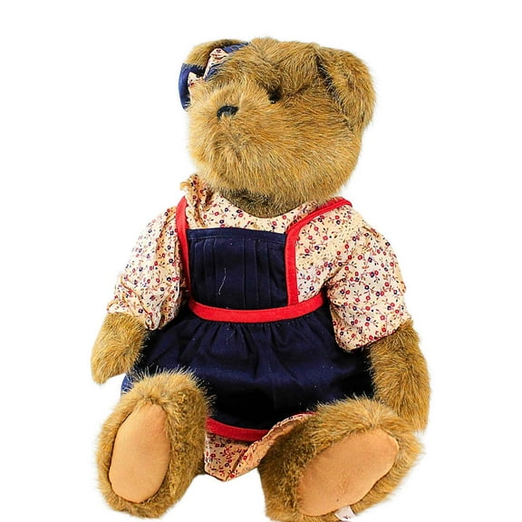 Boyds Bears Plush 16.00In Samantha Sturbridge, Fabric, Americana Best Dressed 904560