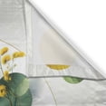 thumbnail image 3 of Ambesonne Eucalyptus Leaves Kitchen Curtains, Boho Leaf Design, 55"x39", Fern Green Yellow and White, 3 of 3