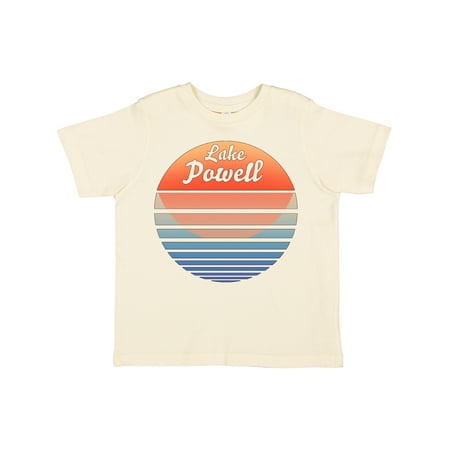 

Inktastic Lake Powell Retro Sunset Gift Toddler Boy or Toddler Girl T-Shirt