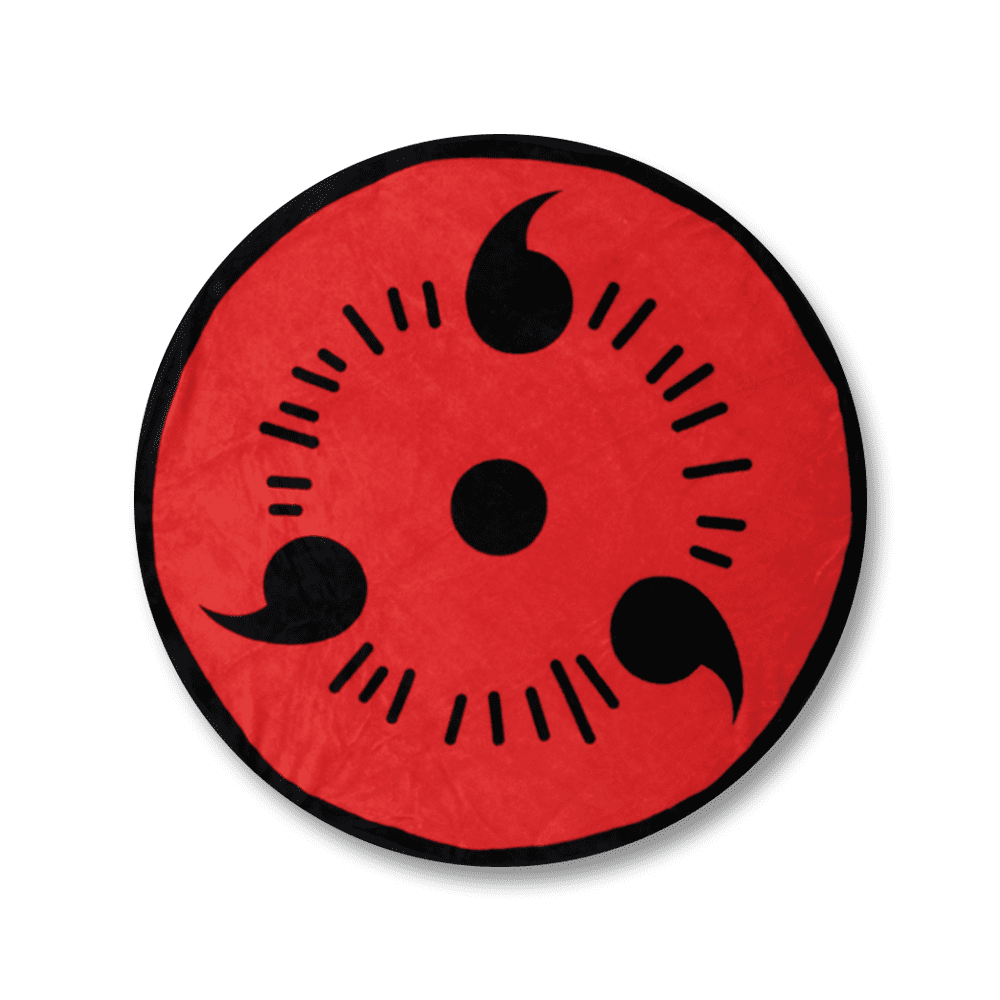Just Funky Naruto Shippuden Featuring Sharingan Round Small Red Machine