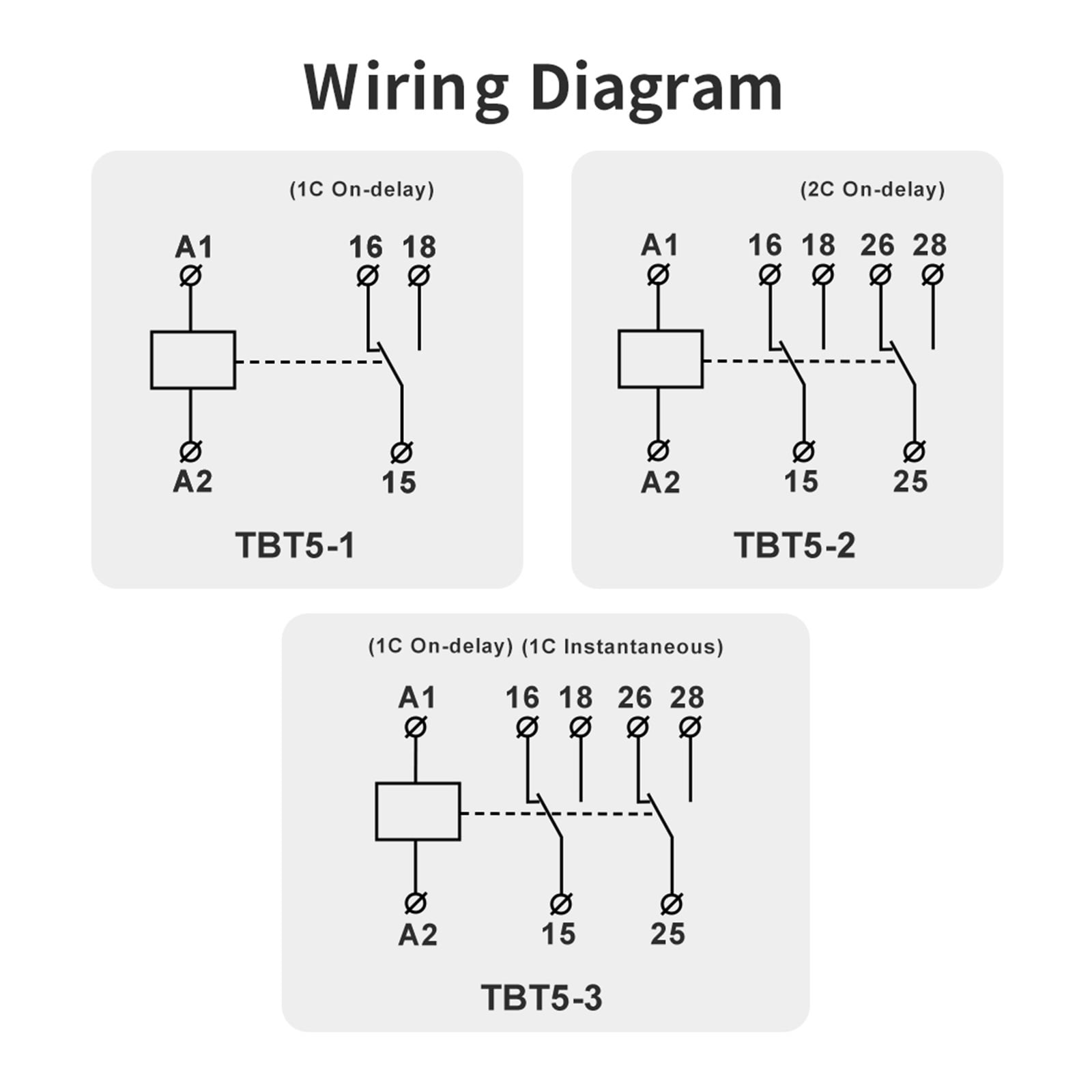 EJYWPSWD 24-240vac/Dc Universal Din Rail Time Relay Voltage Relay 220v Tbt5-3/2 Time Set Range 0.1s-60m