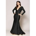 thumbnail image 6 of Simple Long Sleeve Bodycon Evening Gown, 6 of 11
