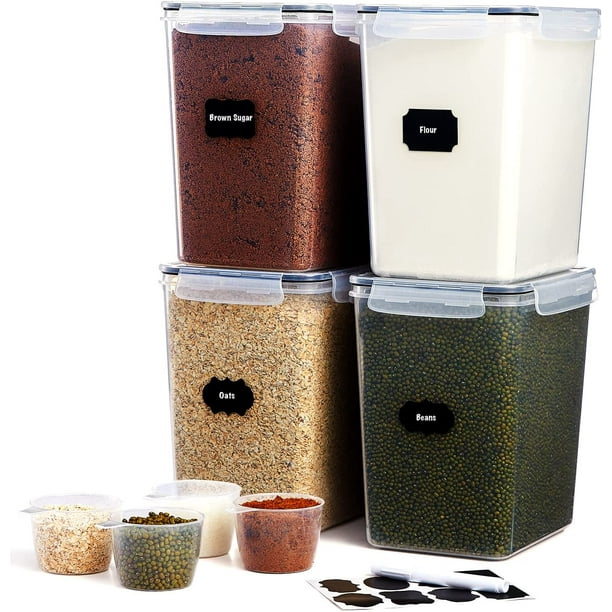 Lifewit 175oz 4PCS Large Airtight Food Storage Containers with Lids for