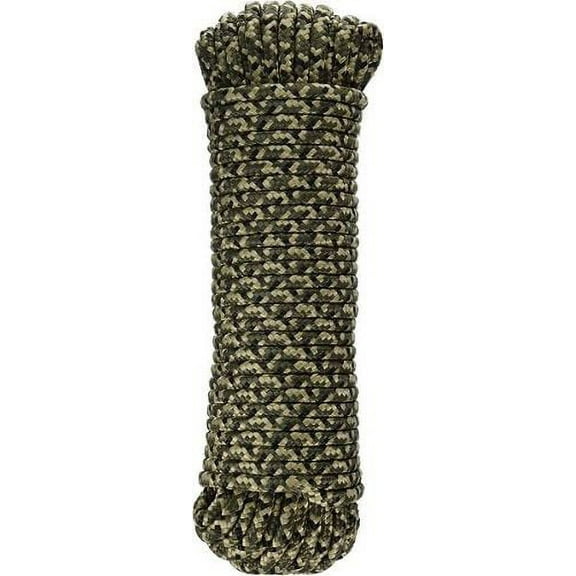 Tru-Guard 642851 Roll Of 3/8" x 100' Foot Camouflage Polypropylene Rope - Quantity of 1