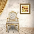 thumbnail image 3 of Anonymous 26x26 Gold Ornate Wood Framed with Double Matting Museum Art Print Titled - Country Poppies, 3 of 4