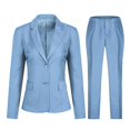 thumbnail image 1 of Allthemen Pantalon Blazer Ajusté 2 Pcs pour Femme de Bureau Affaires, 1 of 5