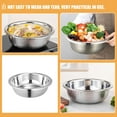 thumbnail image 3 of Topbathy Multipurpose Stainless Steel Kitchen Basin Large Metal Mixing Bowl for Rice Fruit and Vegetable Wash, 3 of 7