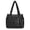 Black, variant on NCY Puffer Tote Bag Large Capacity Quilted Puffer Tote Bag Lightweight Soft Shoulder Handbag Alt Bubble Purse with Side Pockets