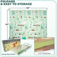 thumbnail image 2 of Sorbus Foldable Baby Play Mat, Kids Foam Mats for Floor with Travel Bag - Waterproof Foldable Play Mats for Babies, Infants, Toddlers, and Kids Playtime & Tummy Time - 78" x 70" x 0.4", 2 of 6