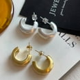 thumbnail image 6 of Leander Stylish and Elegant Women's Copper-Gold Plated Earrings, 6 of 6