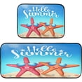 thumbnail image 7 of SKYSONIC Hello Summer Kitchen Mats and Rugs Funny Sunglasses Starfish Floor Runner Area Rug Washable Carpet Perfect for Living Room Bedroom Entryway,19.7"x27.6"+19.7"x47.2", 7 of 7